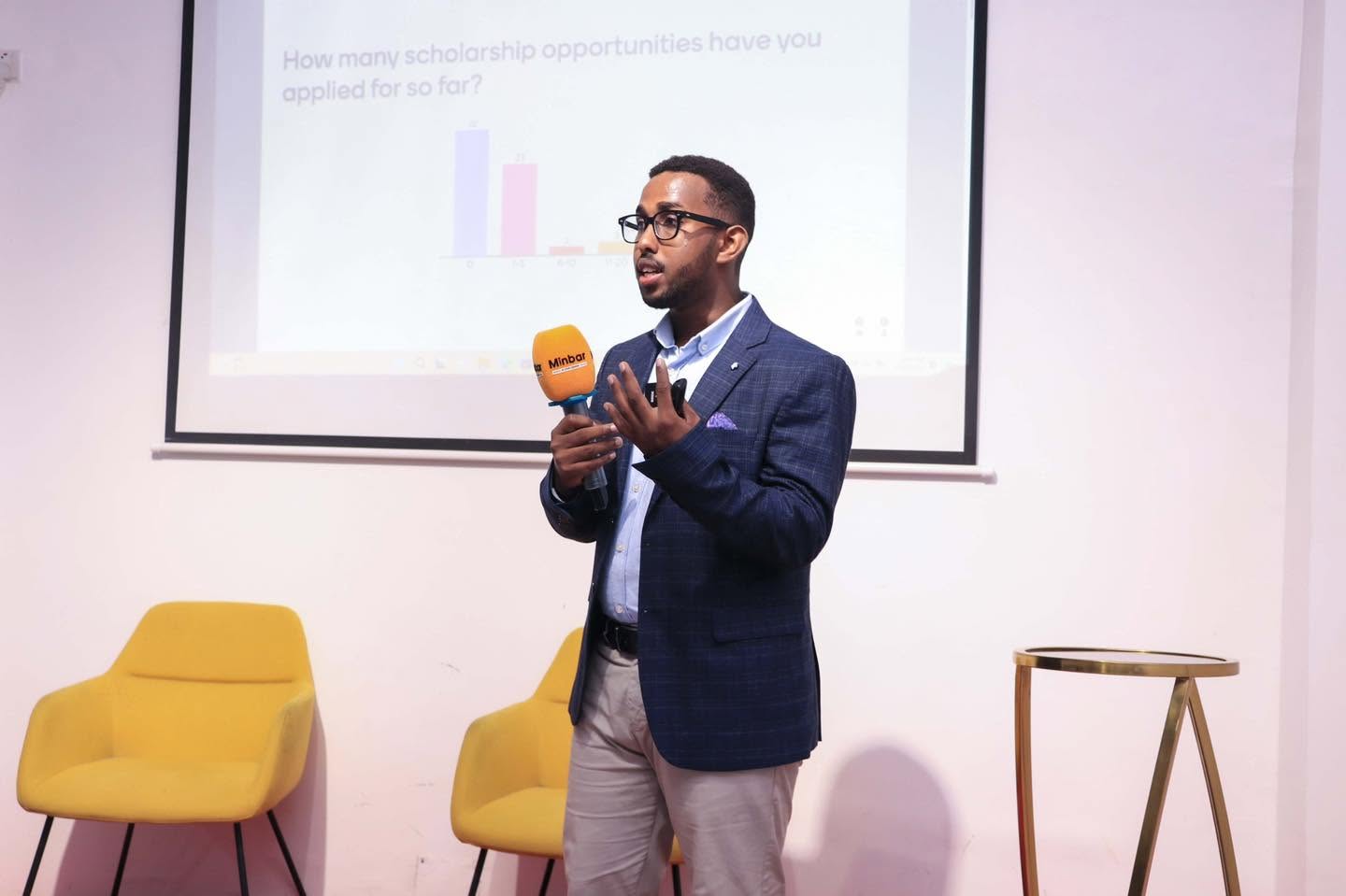 Young presenter